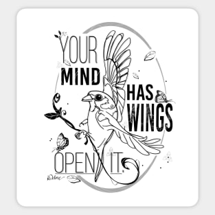 Open Wings Sticker